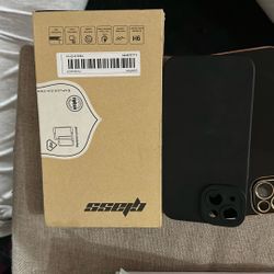 iPhone 14 Phone Cases (2)  & Glass Screen/camera lens protector (2) 