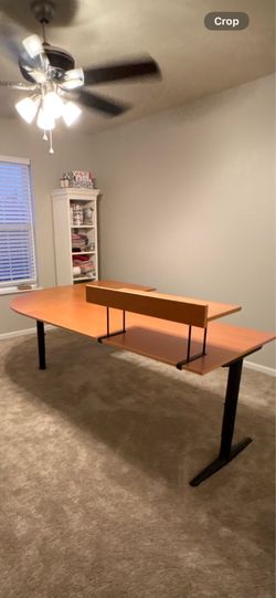 L-shaped office desk/sewing table