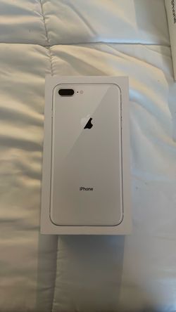 **Empty iPhone 8 Plus box