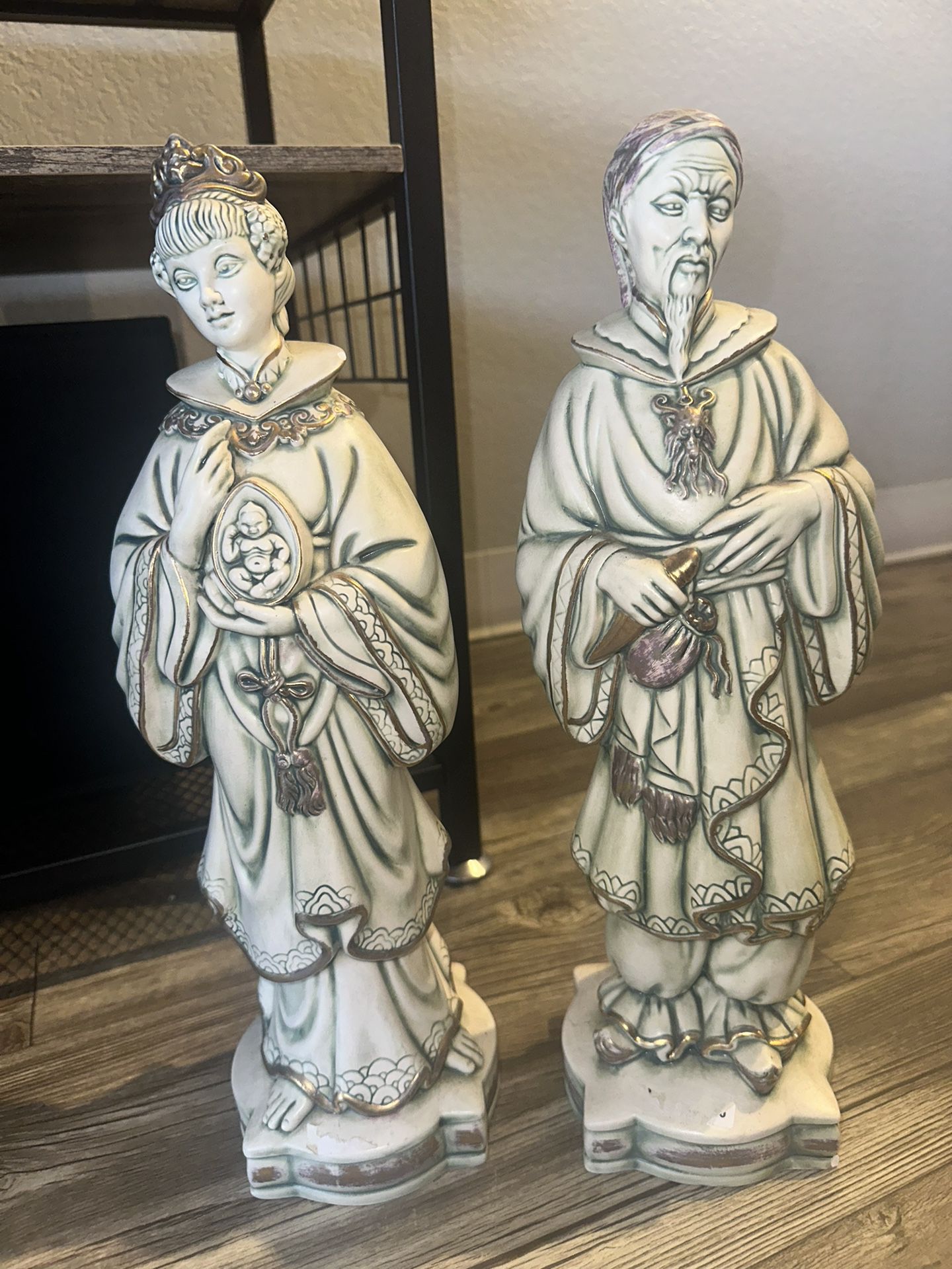 Chinese Emperor Statues 