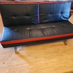 Leather Futon with Speakers