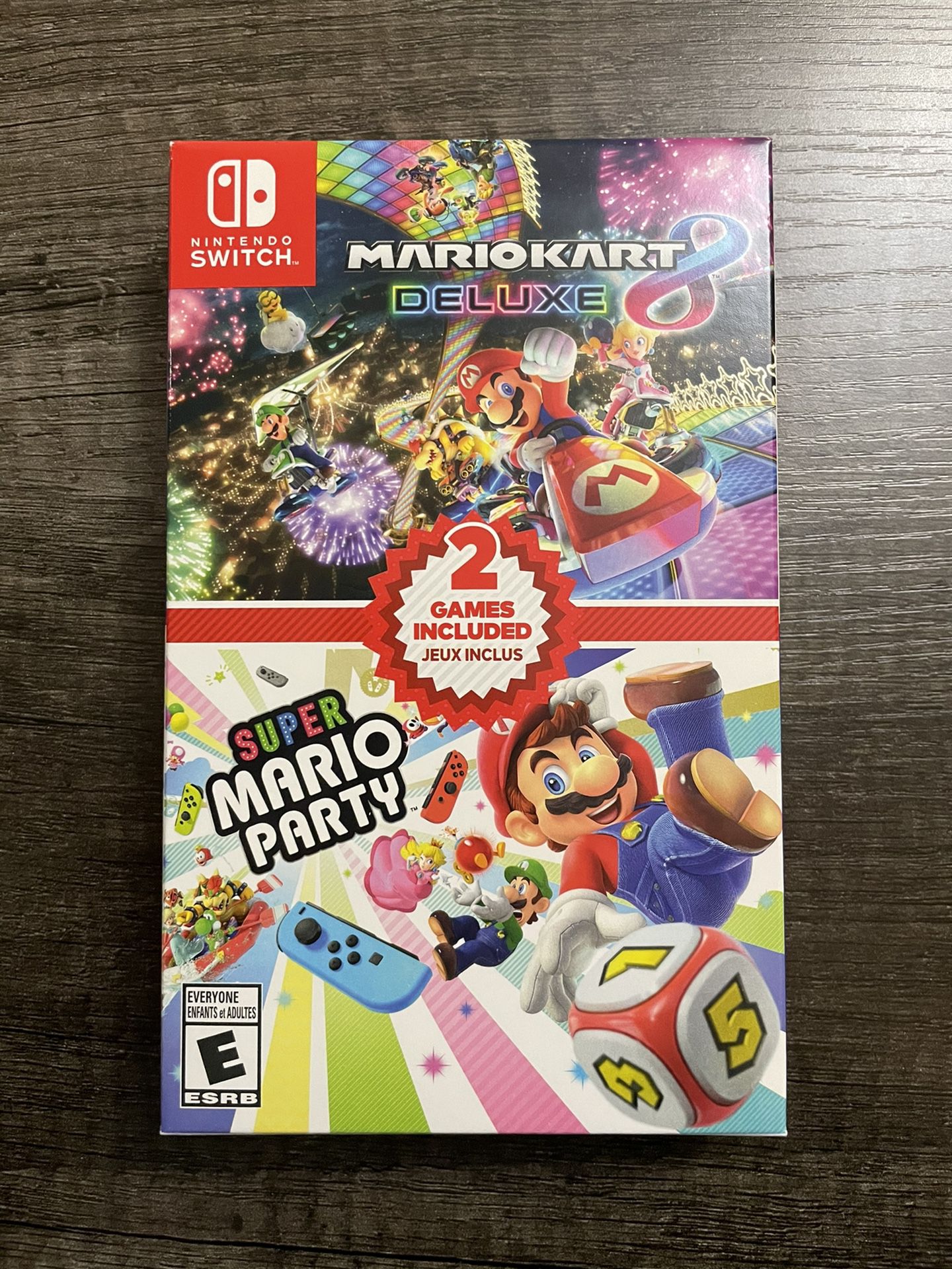 Mario Kart Deluxe 8 & Super Mario Party Bundle Nintendo switch NEW