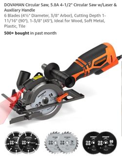 NEW CIRCULAR SAW W/ LASER & AUXILIARY HANDLE