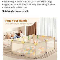 CoziBB Baby Playpen