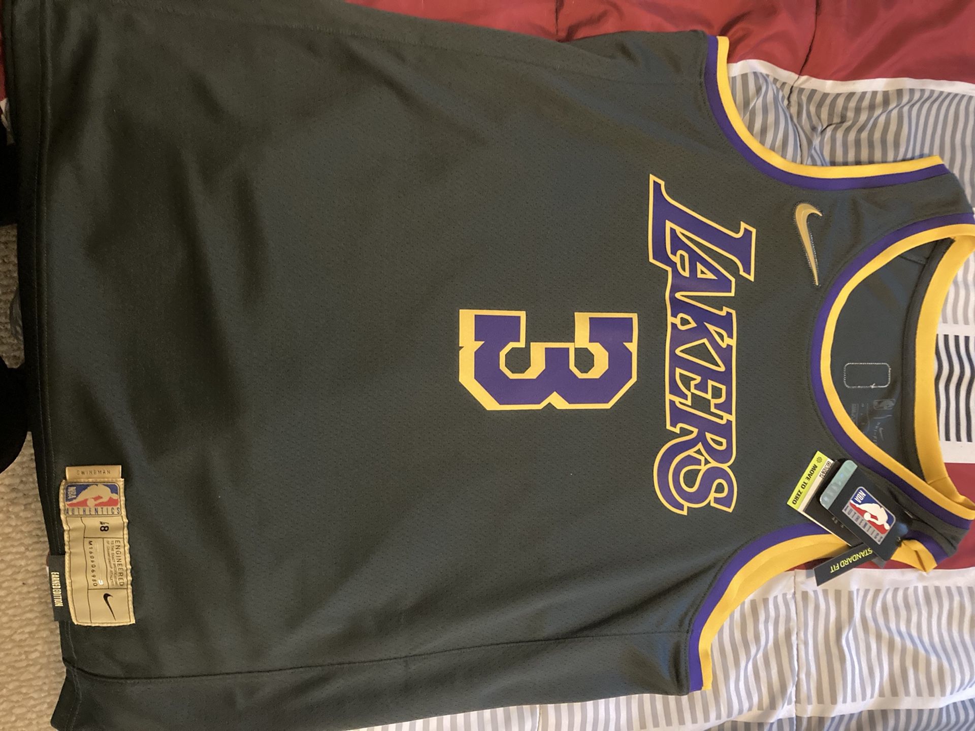 Lakers Jersey Anthony Davis Earned Edition