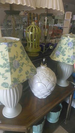 Lamps.
