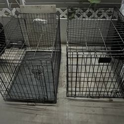 Double Door Dog Crate Gate