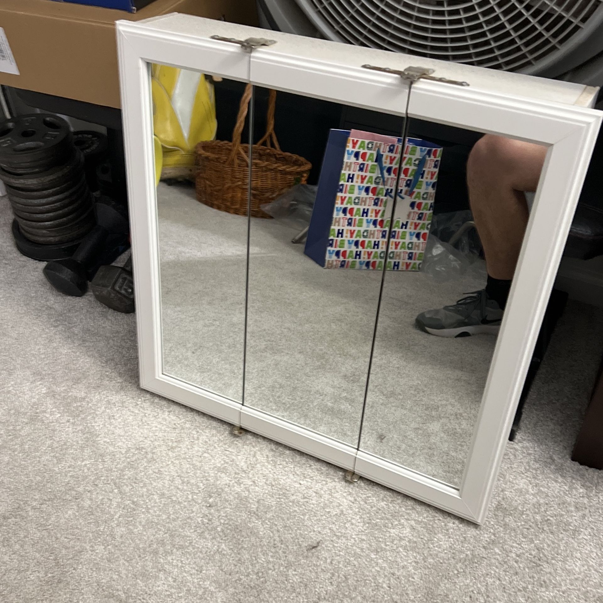 Medicine cabinet mirror