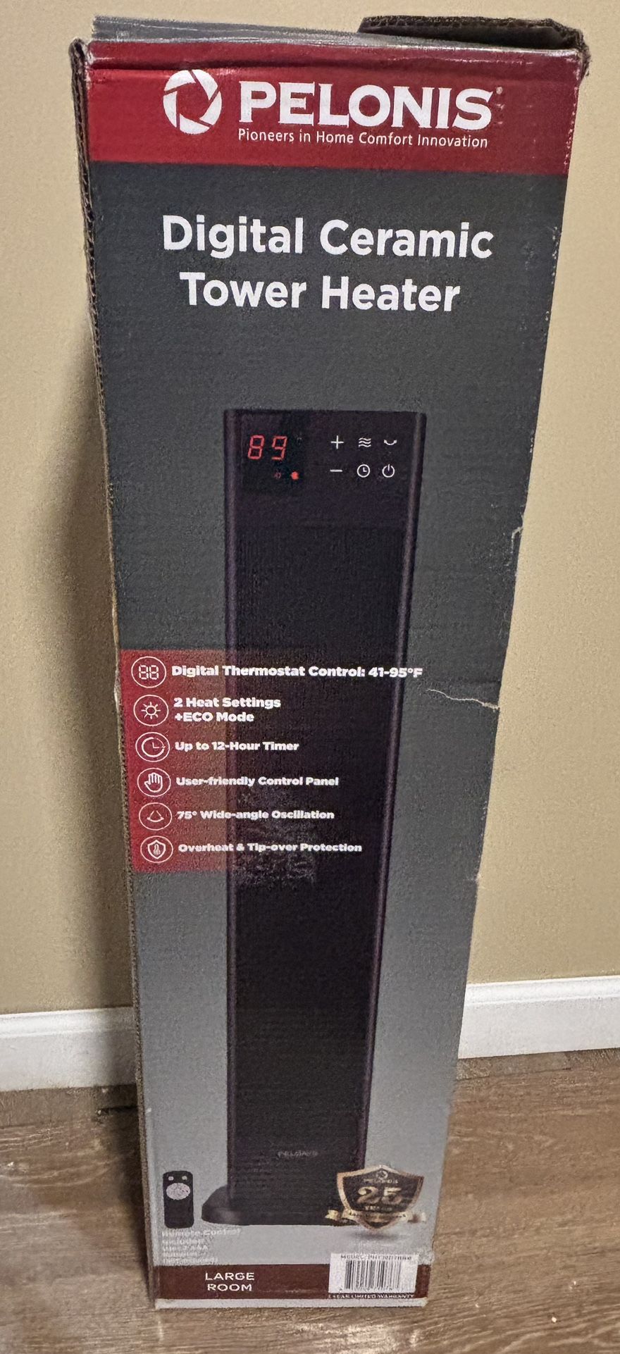 Digital Heater Tower With Remote