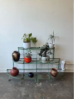 Vintage Set of French Plant Stands