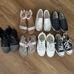 8 Pairs Of Girls Shoes Size 1