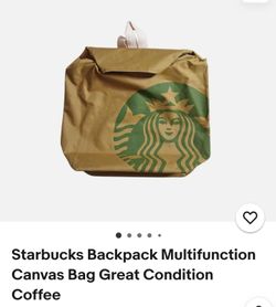 Starbucks Canvas Tote Bag