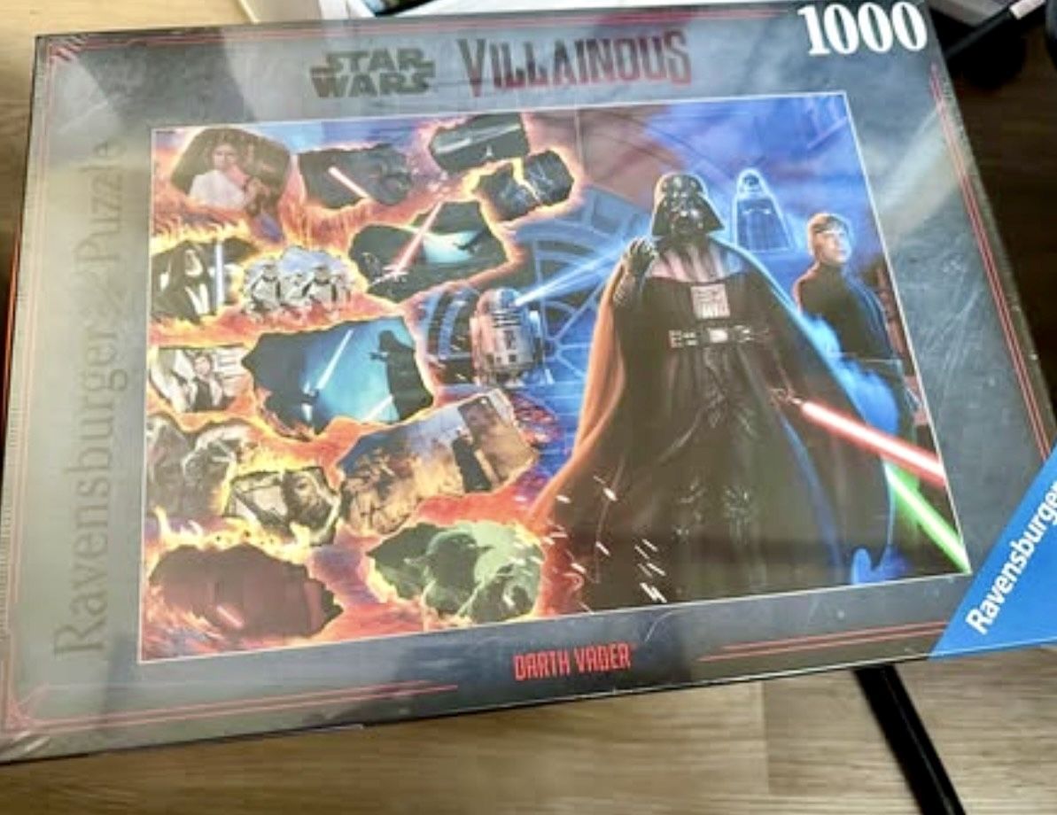 Stars Wars 1,000 Piece Ravensburger villainous Puzzle Brand New