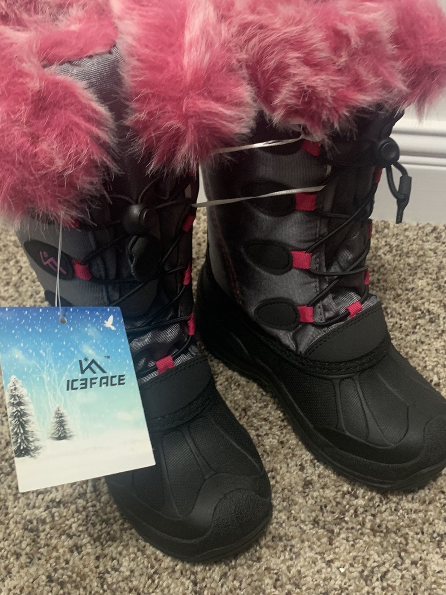 Winter Snow Boots Girls Size 1