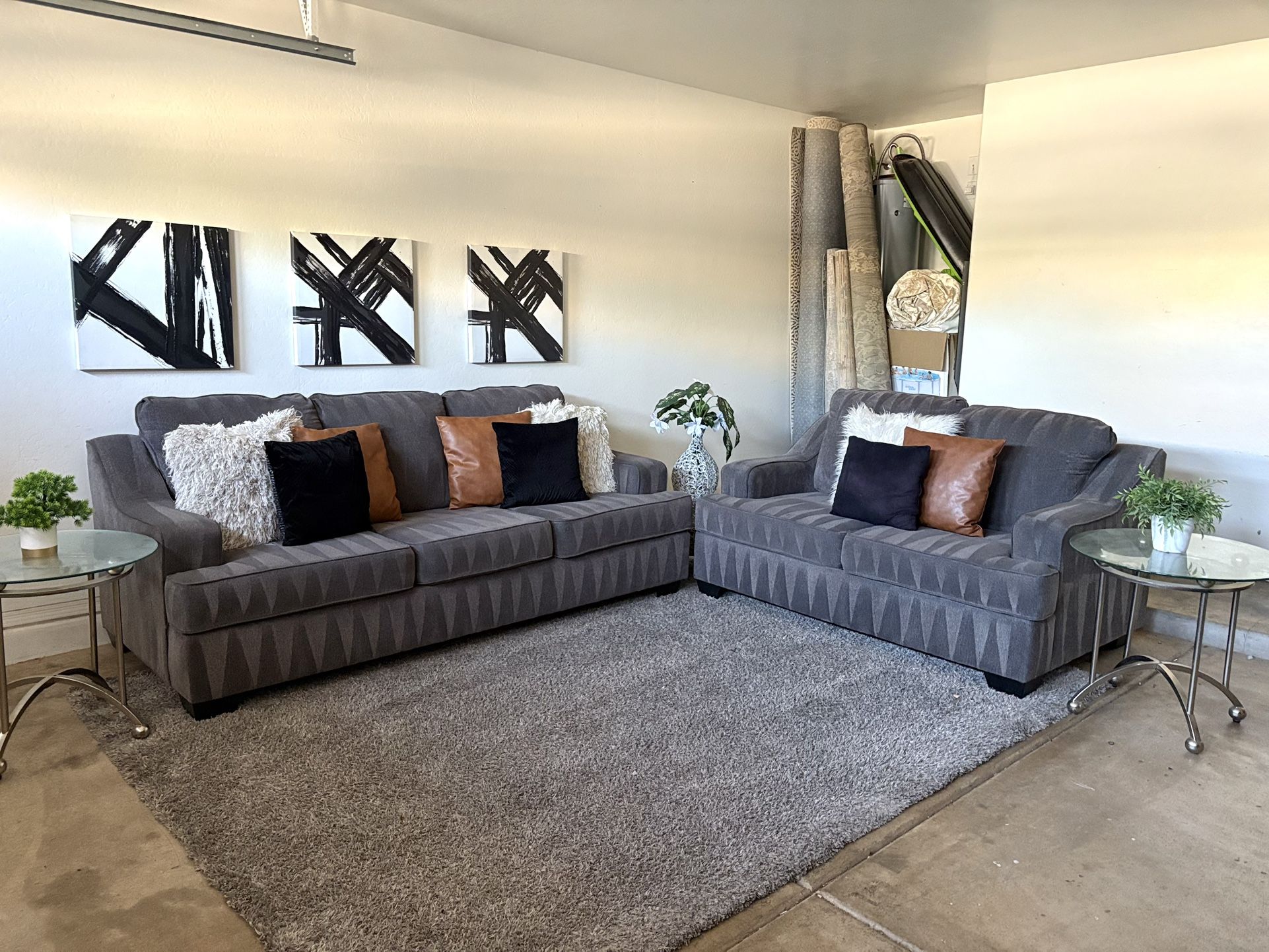 Gilmer Sofa And Love Seat Set