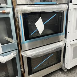 Bosch Stainless Steel 30” Wide Double Wall Oven Electric 