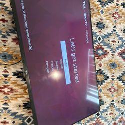 TCL tv 43 In.