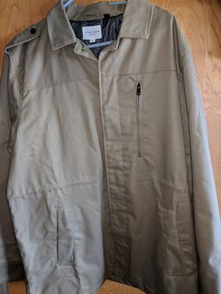 Brand New Military Silouttte Jacket Khaki sz XL