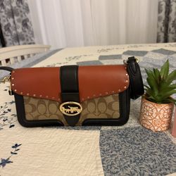 Beautiful luxury bag from Coach brand