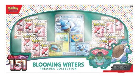 Pokemon TCG: Scarlet & Violet 151 Blooming Waters Premium Collection