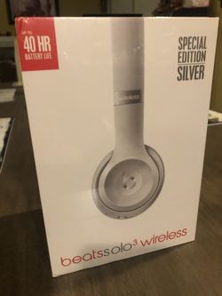 Beats Solo3 Wireless Special Edition Silver