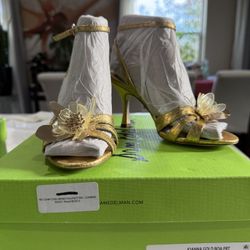Sam Edelman Gold Shoes 