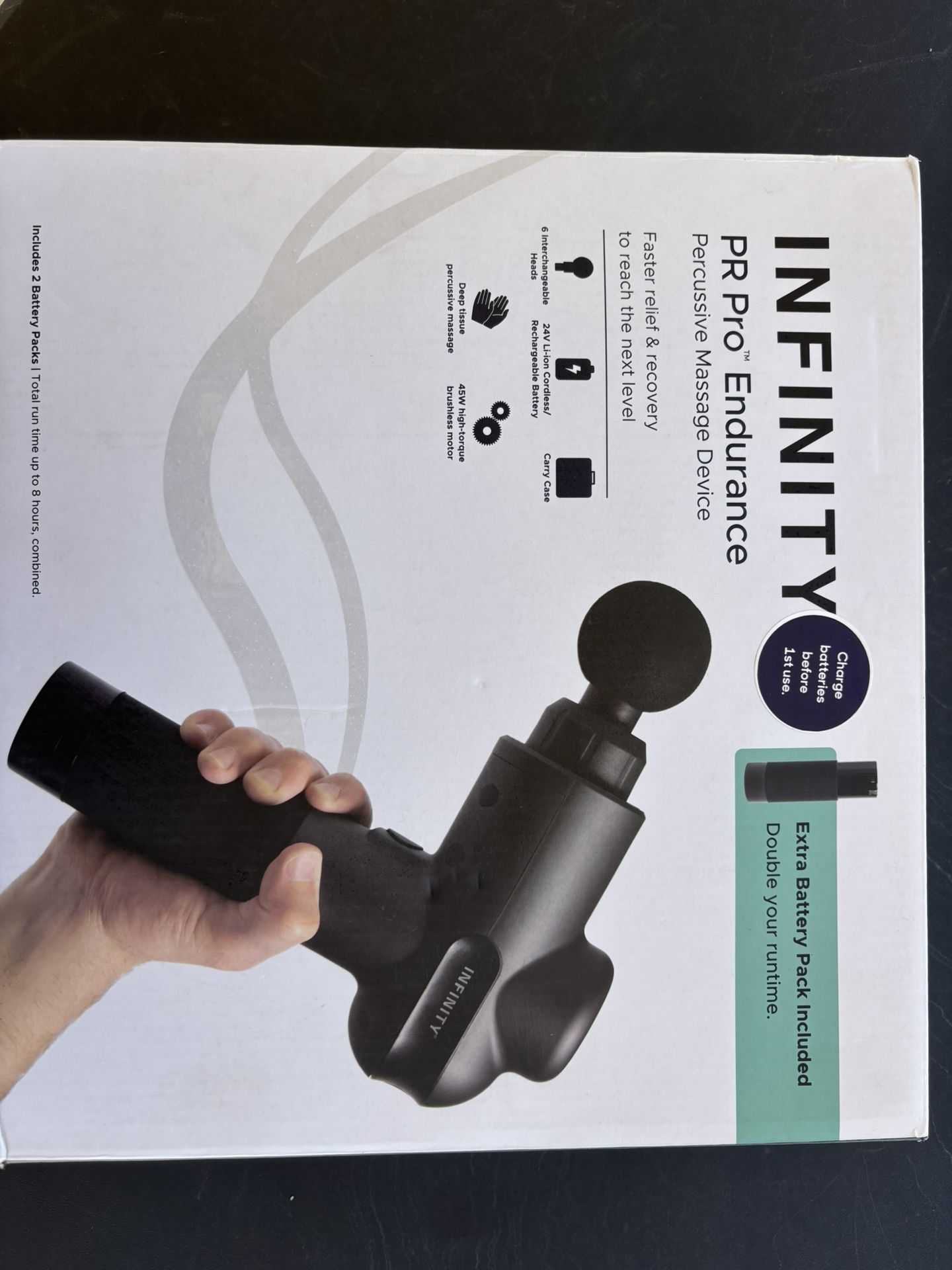 Infinity”pro pr endurance” message gun