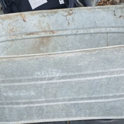 Oval Galvanized Tub