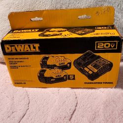 Juego De Batería Y Cargador Dewalt 