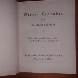 Sieben Legenden (Seven Legends) Gottfried Keller 1919