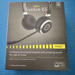 Jabra Evolve 65 Headset - New In Box