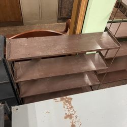 Mid-Century Metal Shelf