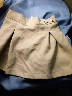 Girls School Skirt With Inside Shorts