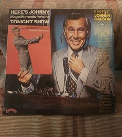 Rare! Here's Johnny Magic Moments From The Tonight Show with Poster LP Record Vinyl Album 1974 Johnny Carson