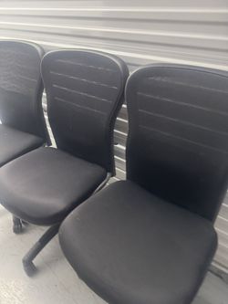 3 Beautiful High Back Executive Office Chairs By The SitOn Each For 
