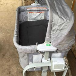 Gray Baby Bassinet 