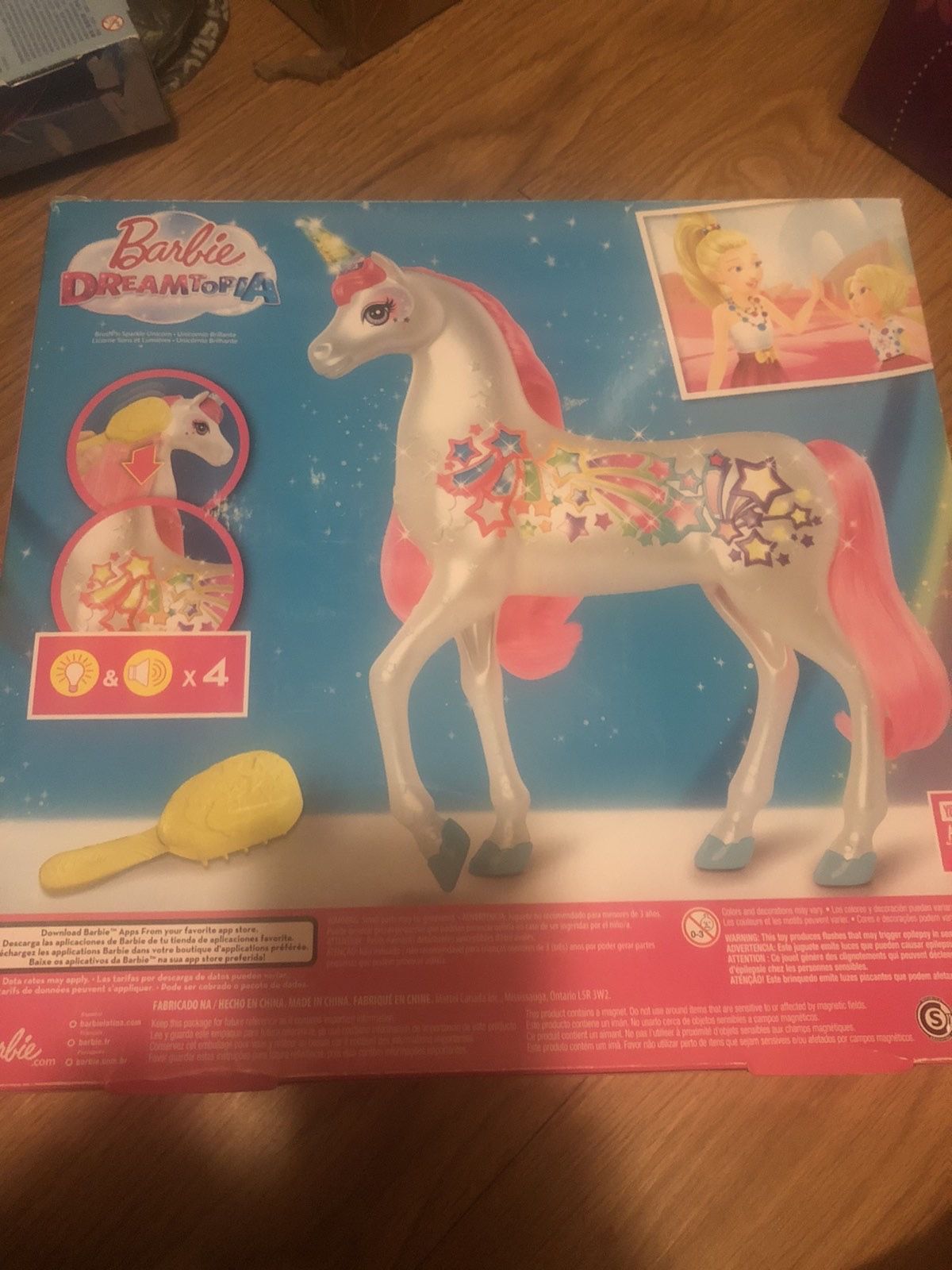 Barbie Dreamtopia Brush Sparkle Unicorn With lights for Sale in Ontario CA OfferUp