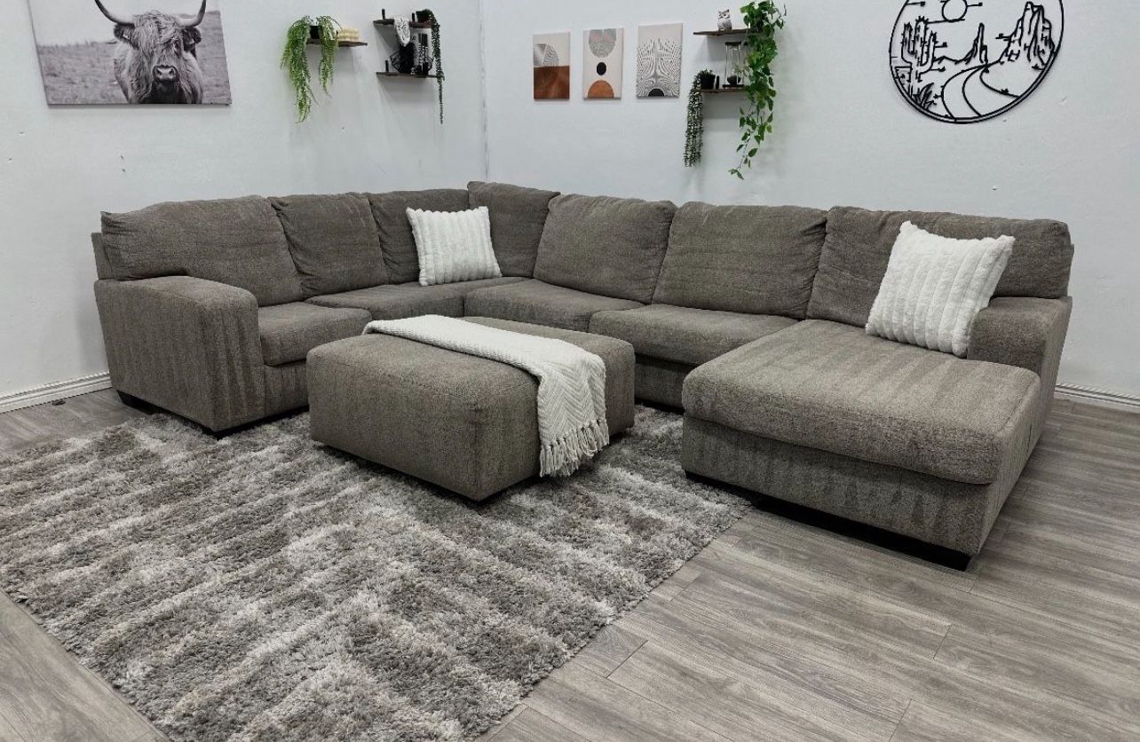 Gray Sectional Couch - Free Delivery