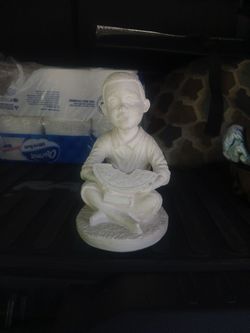 Ceramic African American Boy