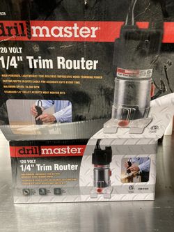Drill Master 120 Volt 1/4" Trim Router