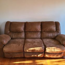 Reclining Couch and love Seat 