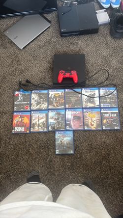 Ps4 with ps4 games