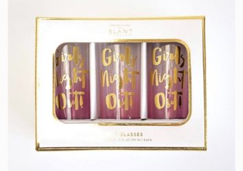 Shot glasses (3 shot glasses) girls night out