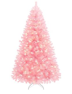 Yaheetech 7.5ft Pre-lit Christmas Tree
