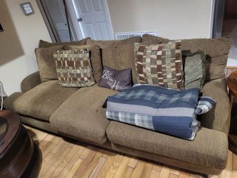 Loveseat and sofa