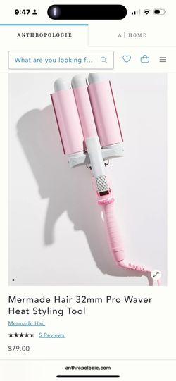 Mermaid hair waver
