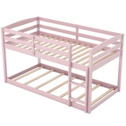 Brand New Pink Twin Bunk Bed