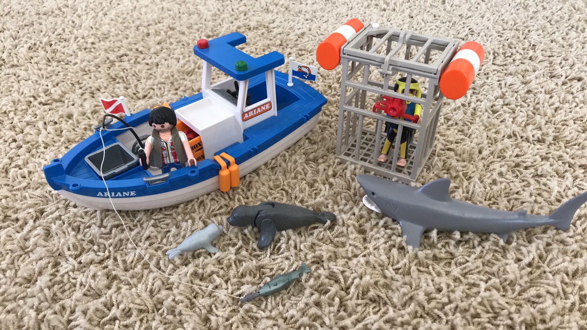 Playmobil fishing scuba dive kit