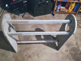 Vintage blanket holder