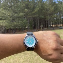 Tiffany Blue Faced Watch Beautiful 